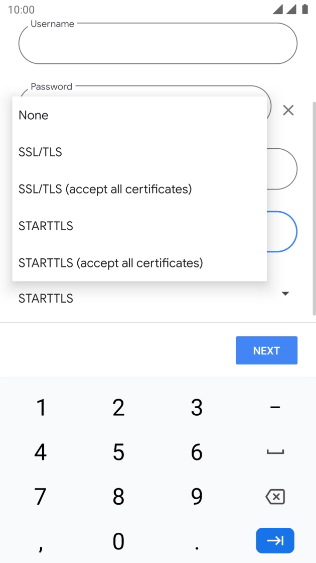 Press None. Press None.