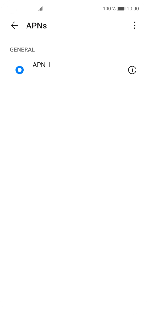 Press the menu icon. Press the menu icon.