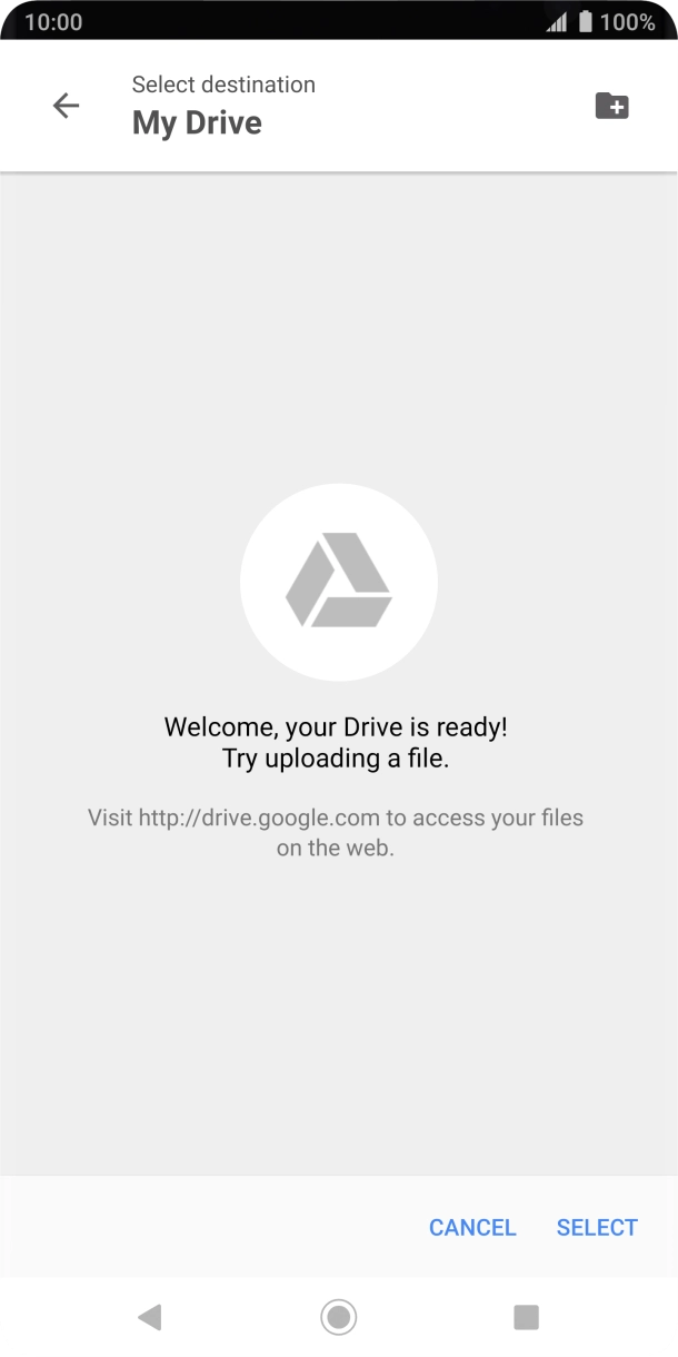 To create a new folder, press the new folder icon and follow the instructions on the screen to create a new folder. To create a new folder, press the new folder icon and follow the instructions on the screen to create a new folder.