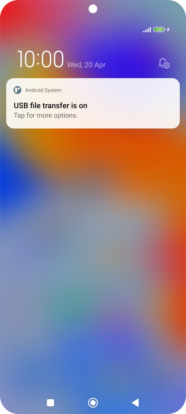 Press Tap for more options..