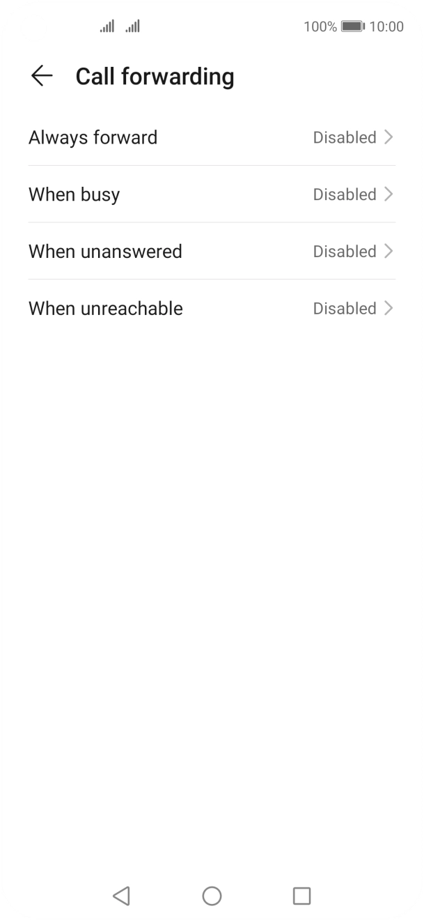 Press the Home key to return to the home screen.