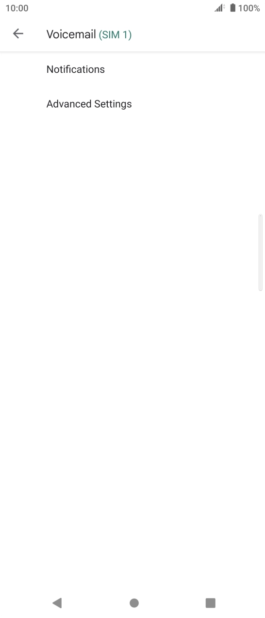 Press Advanced Settings.