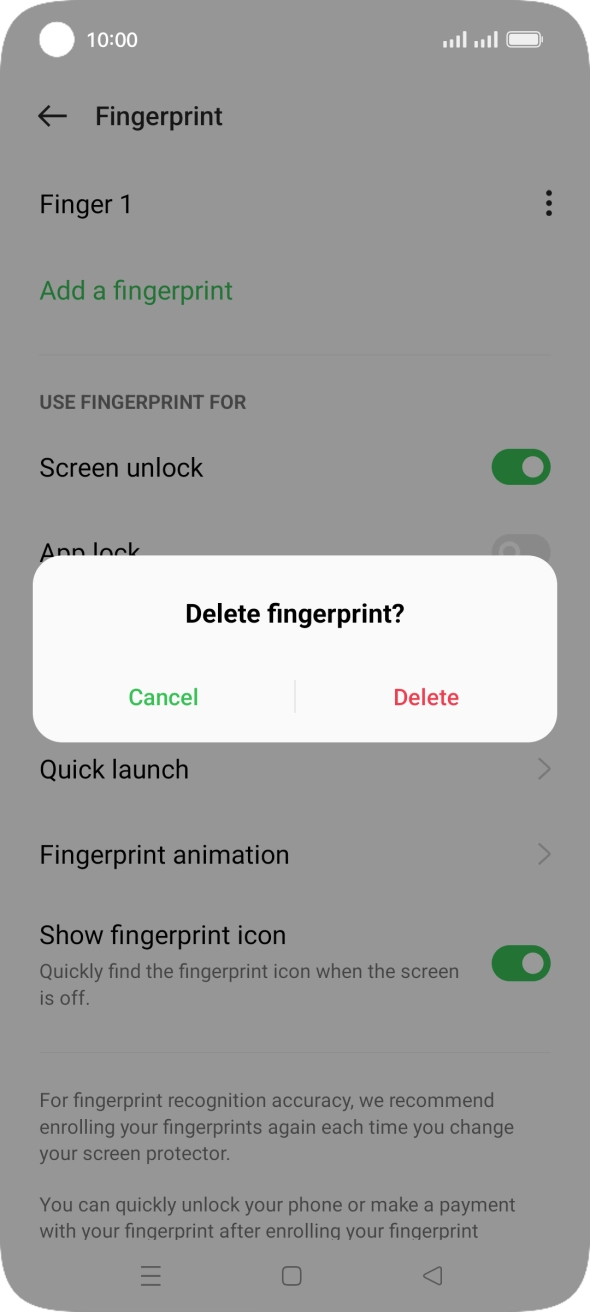 Press Delete and key in the additional phone lock code you created earlier. Press Delete and key in the additional phone lock code you created earlier.