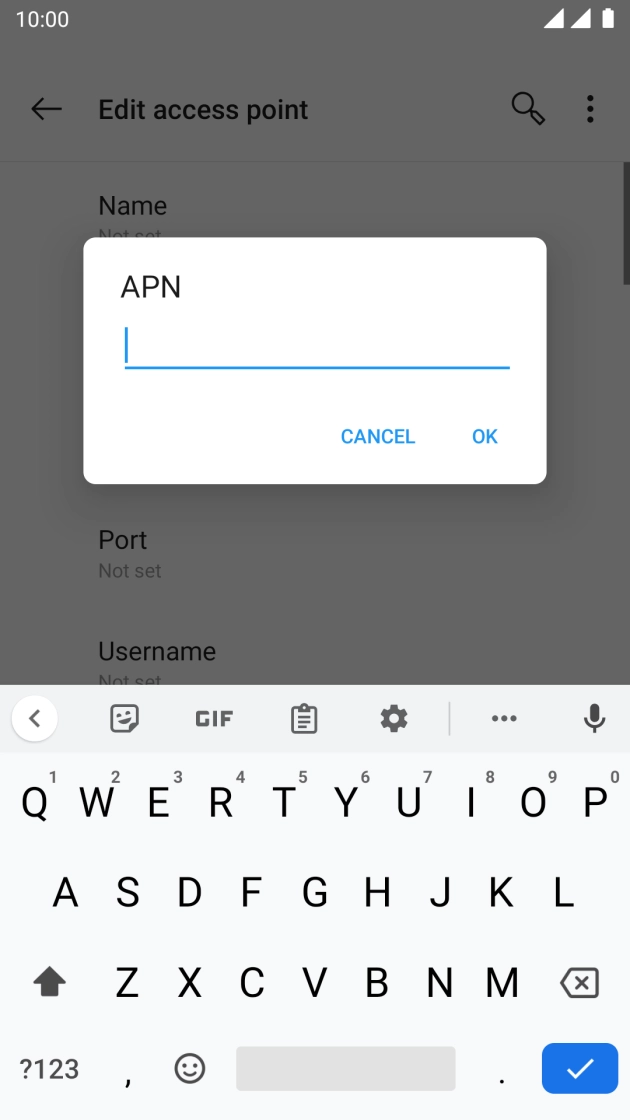 Key in mobile.o2.co.uk and press OK. Key in mobile.o2.co.uk and press OK.