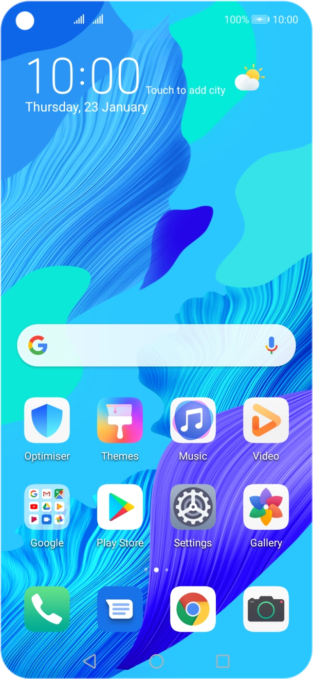 When the battery charging icon is displayed, charging is in progress.