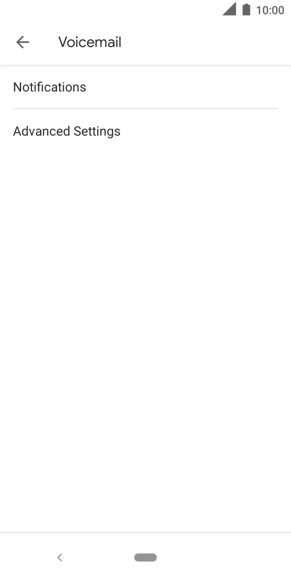 Press Advanced Settings.