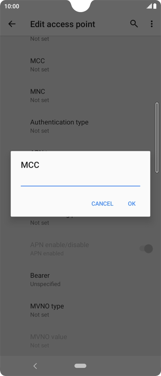 Key in 234 and press OK. Key in 234 and press OK.