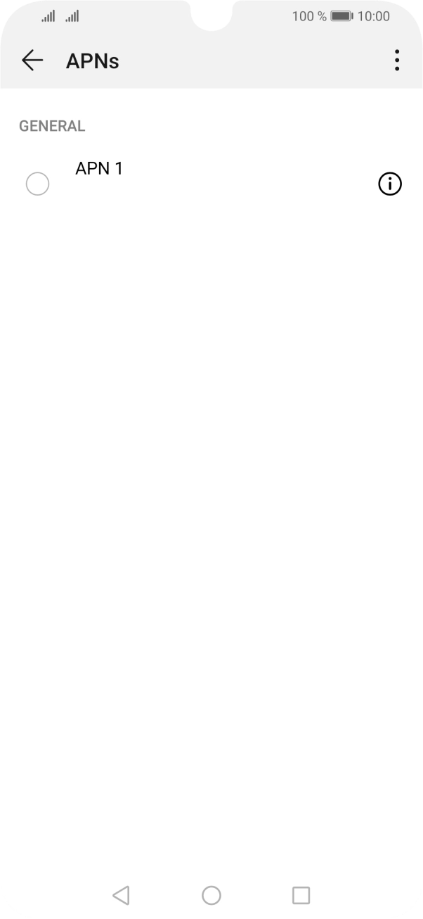 Press the menu icon. Press the menu icon.