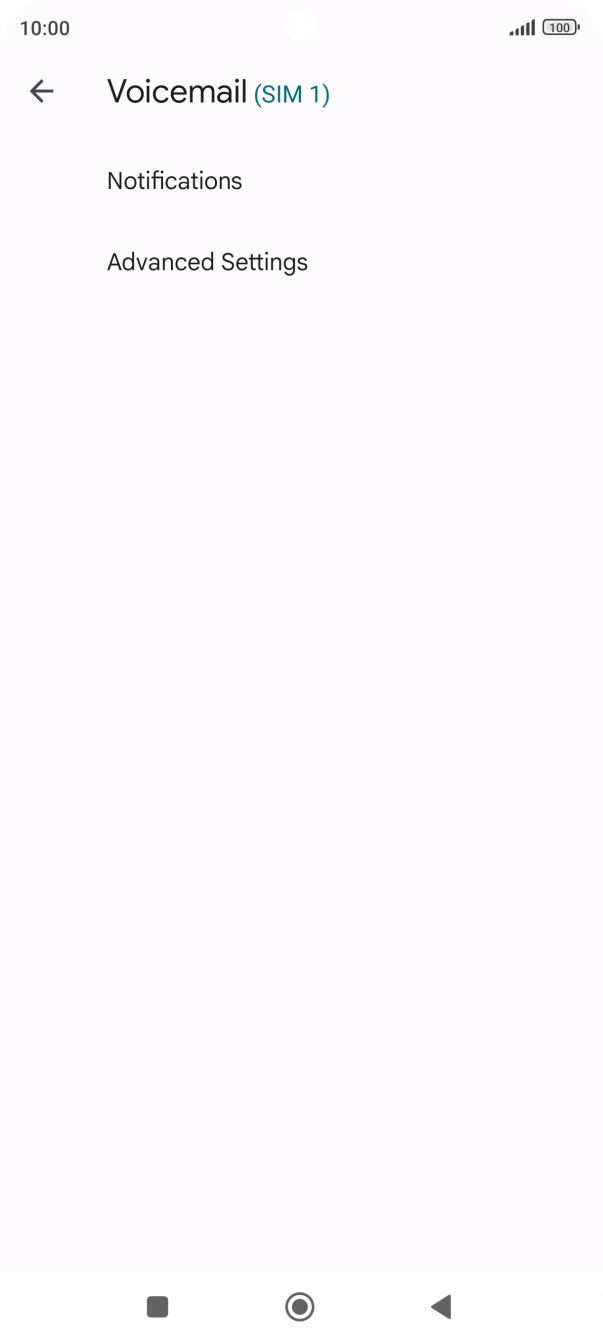 Press Advanced Settings.