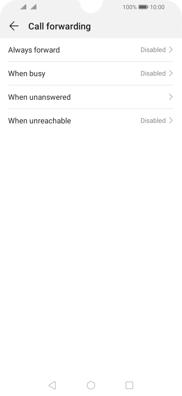 Press the Home key to return to the home screen.
