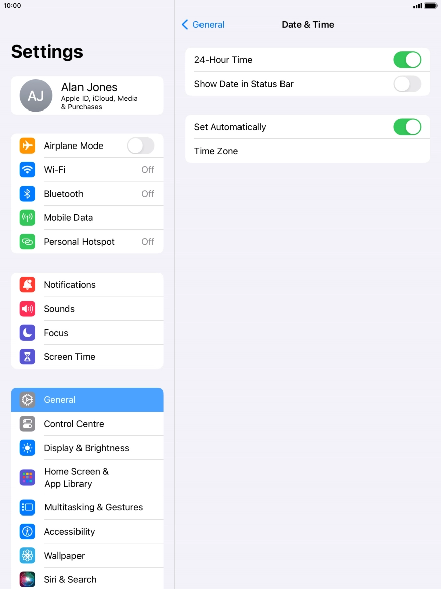 Press the Home key to return to the home screen.