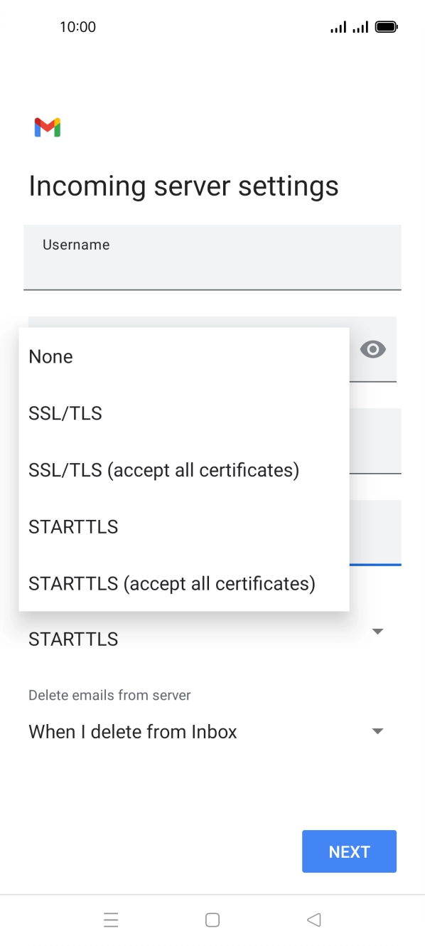 Press None. Press None.