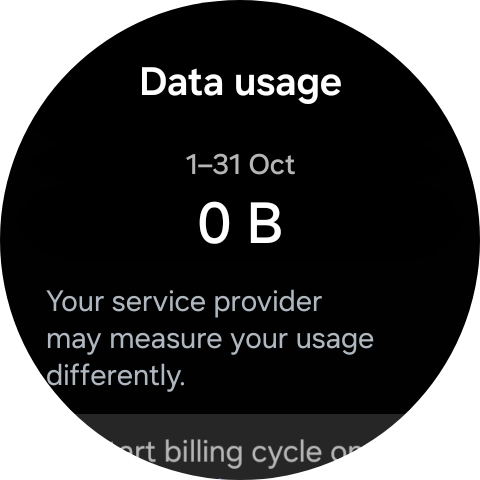 The total data usage is displayed.
