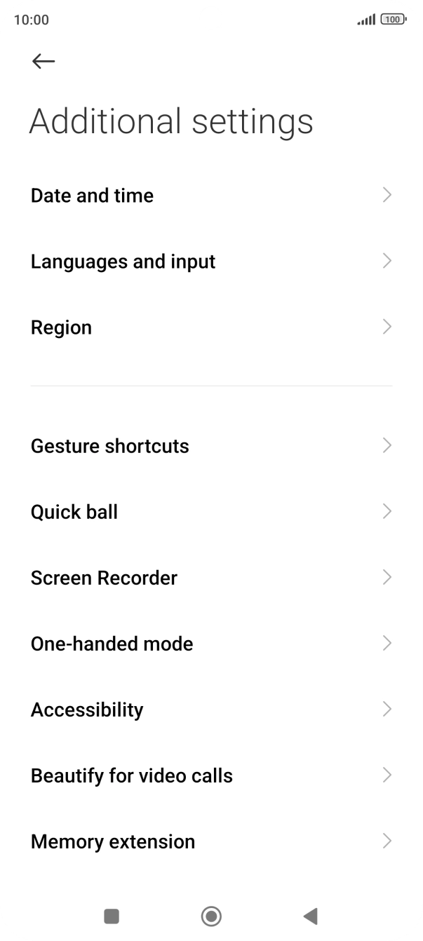 Press Date and time.