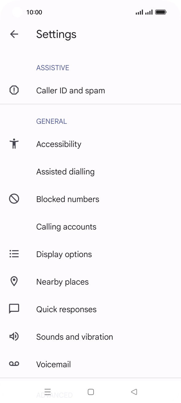 Press Calling accounts. Press Calling accounts.