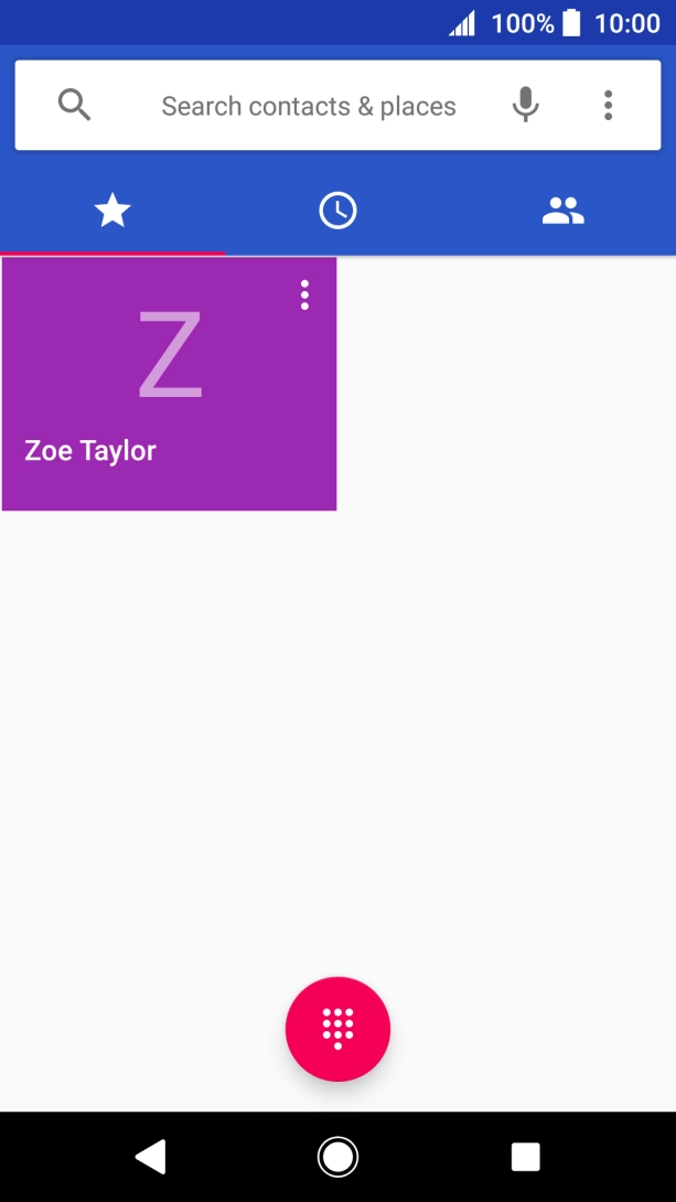 Press the menu icon. Press the menu icon.