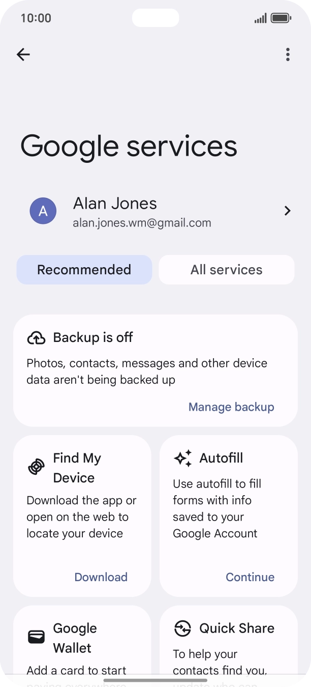 Press Find My Device.