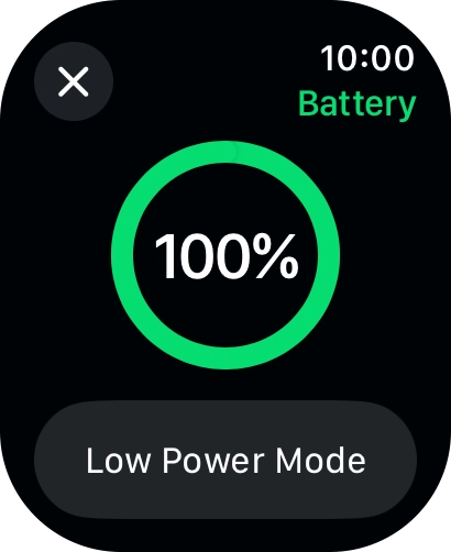 Press Low Power Mode.