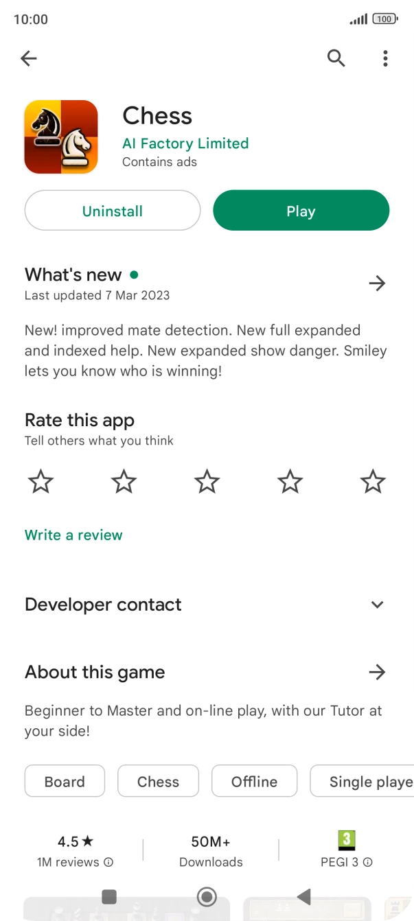 Press the Home key to return to the home screen.