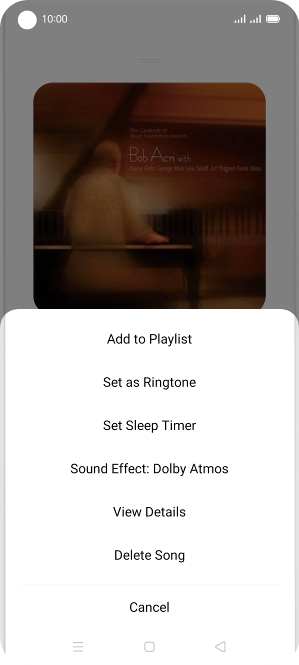 Press Add to Playlist.