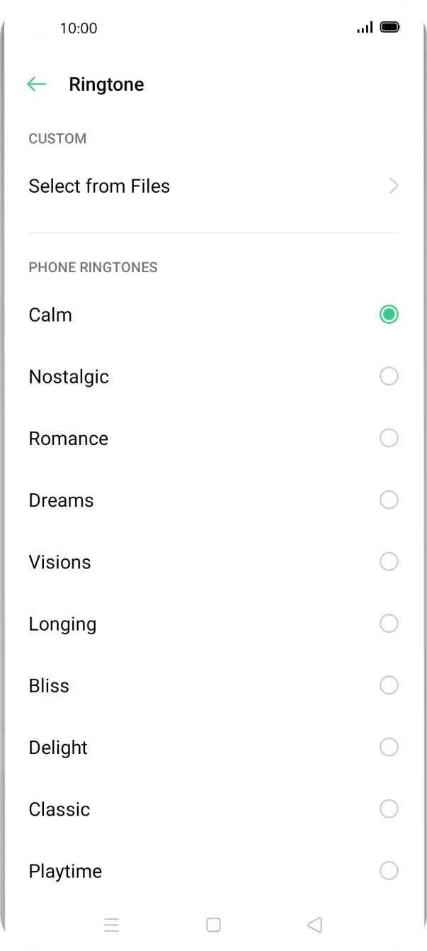 Press Select from Files.