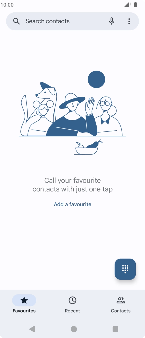 Press the menu icon. Press the menu icon.