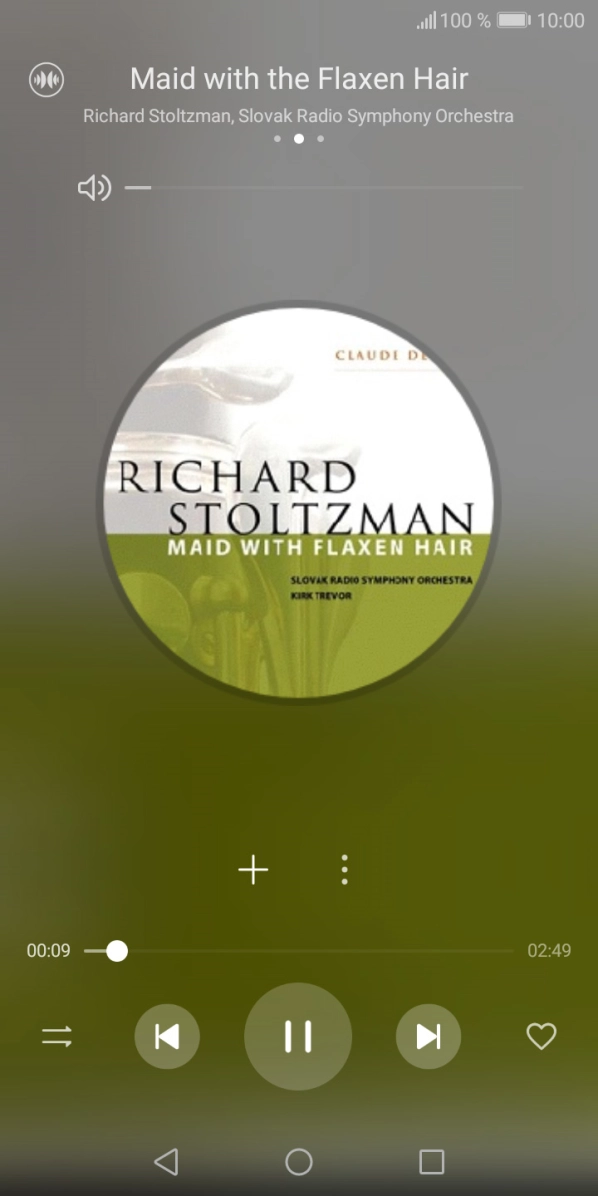 Press arrow right to go to the next audio file.