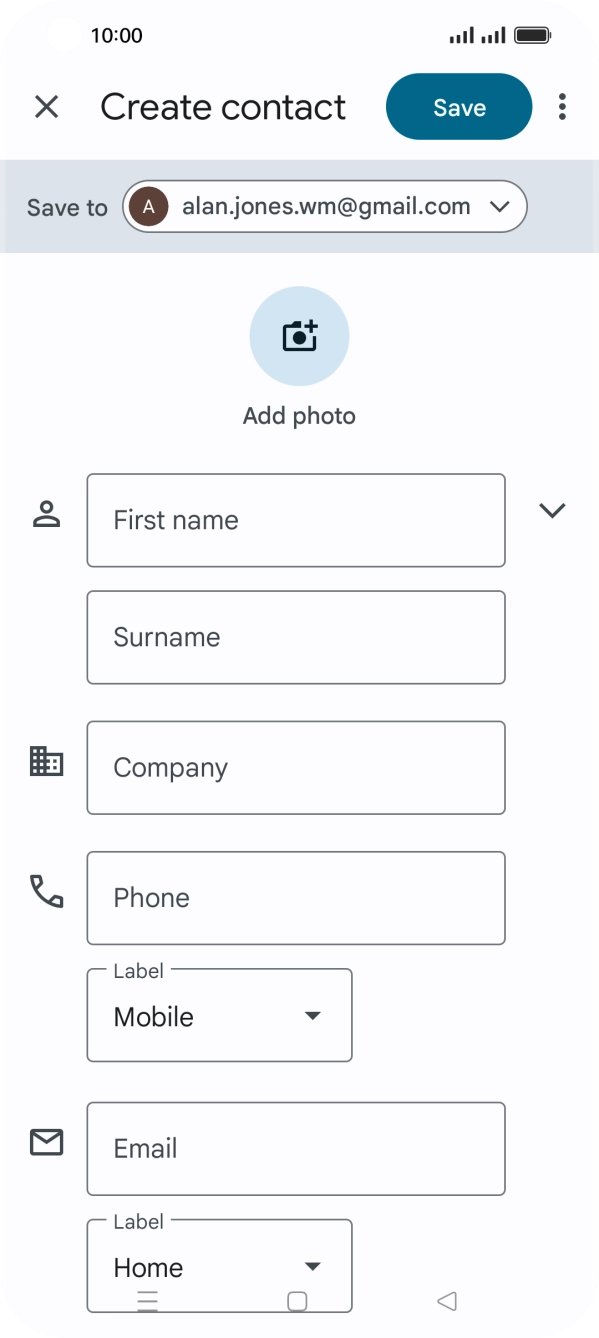 Press the drop down list next to 'Save to'.
