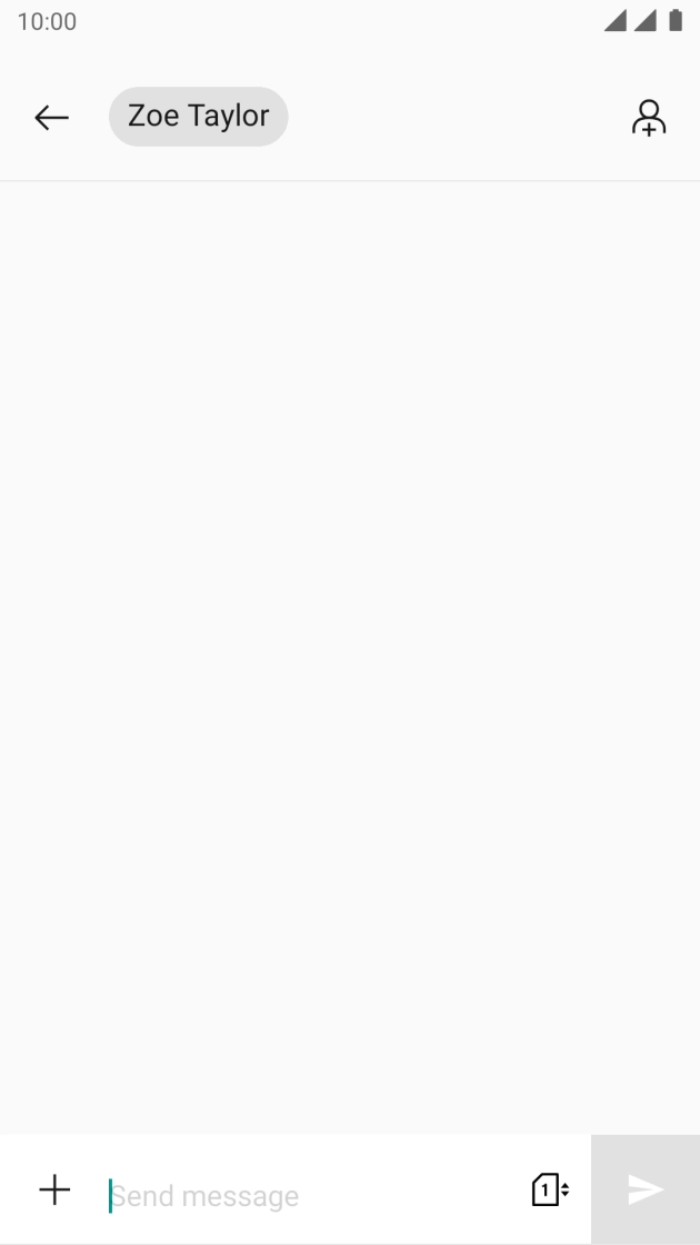 Press the SIM icon to select the required SIM.