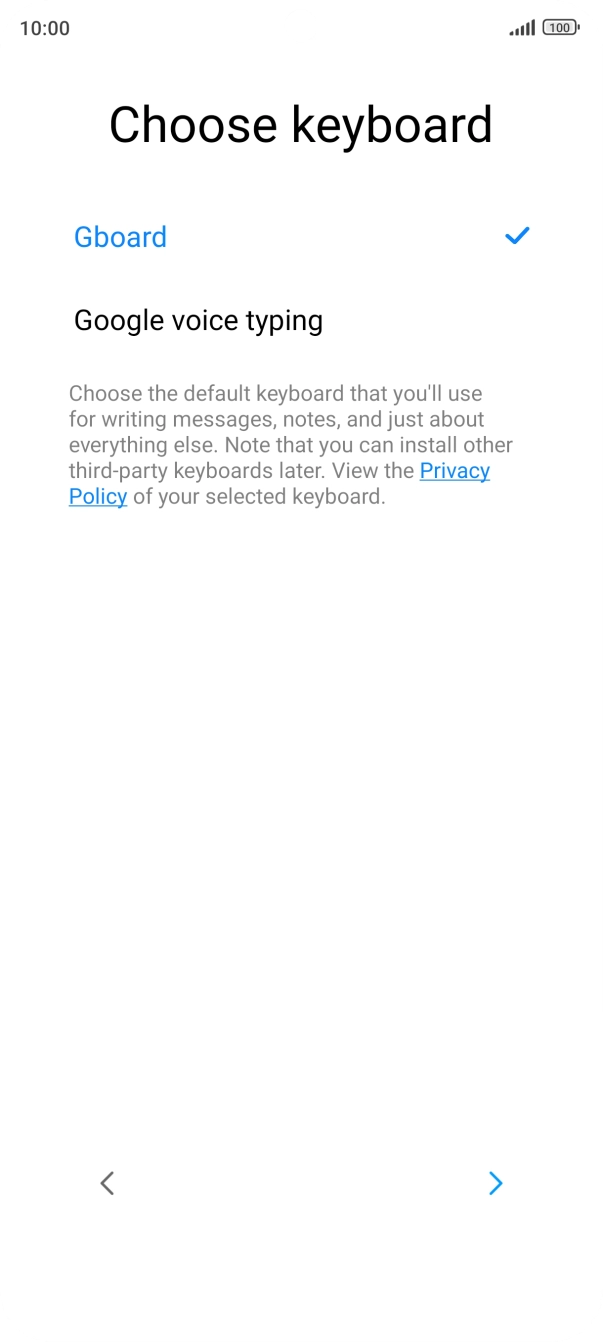 Press the required keypad.