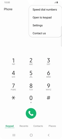 Press Settings.