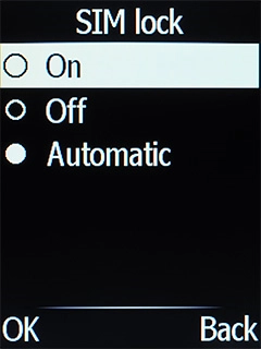 Select On to turn on the function.