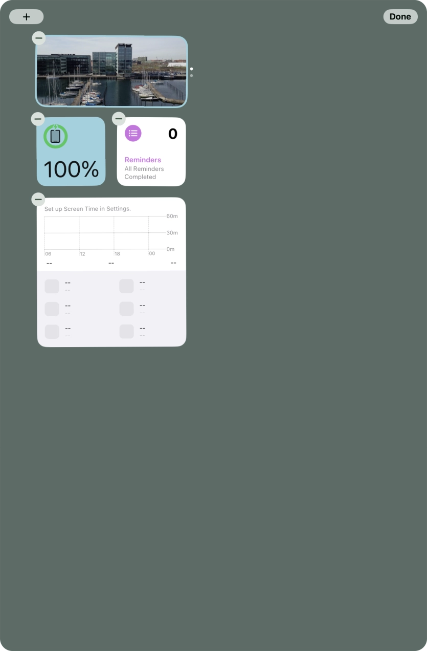 Press the add icon. Press the add icon.