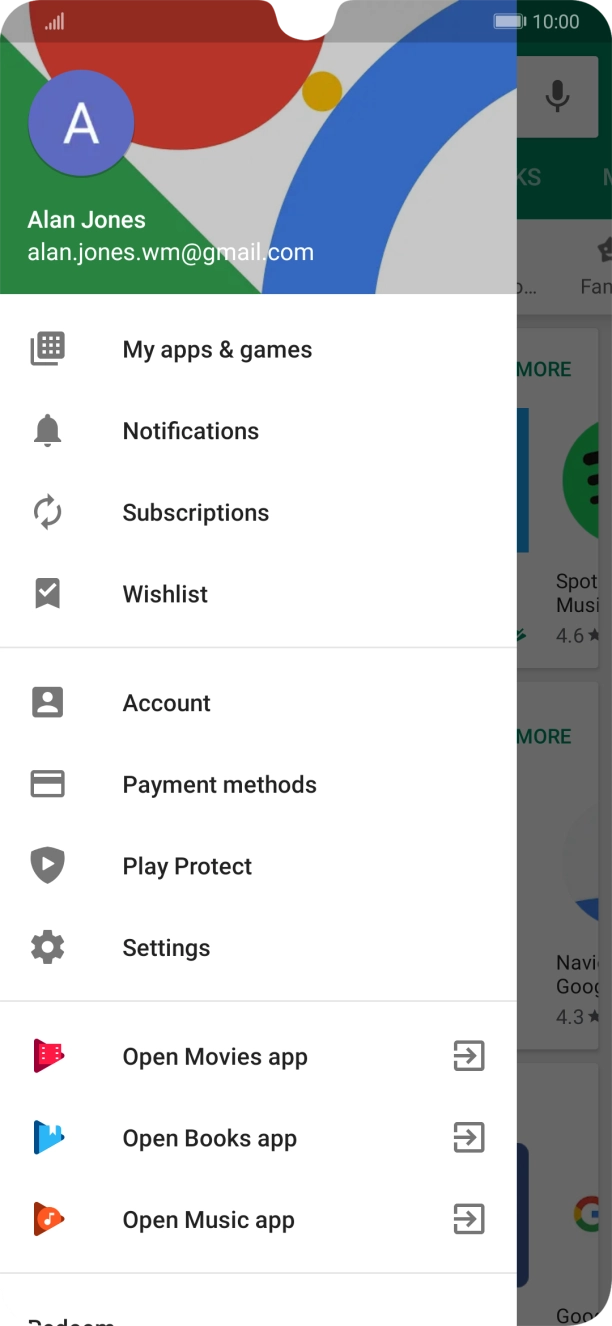 Press Settings. Press Settings.