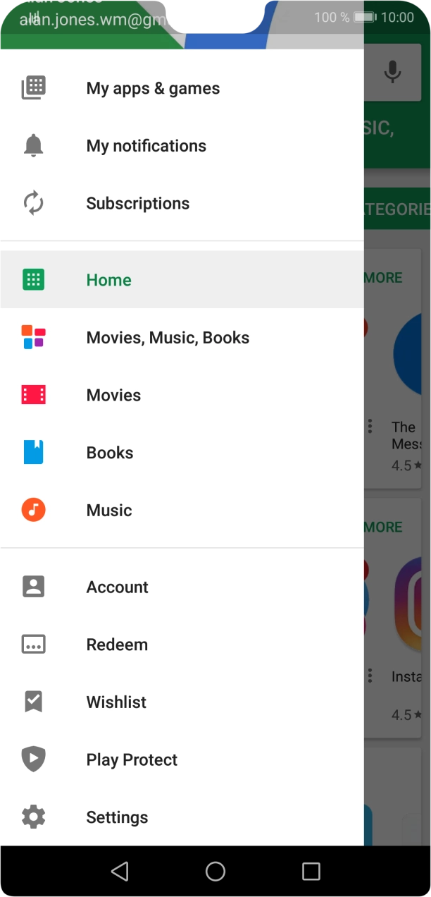 Press Settings. Press Settings.