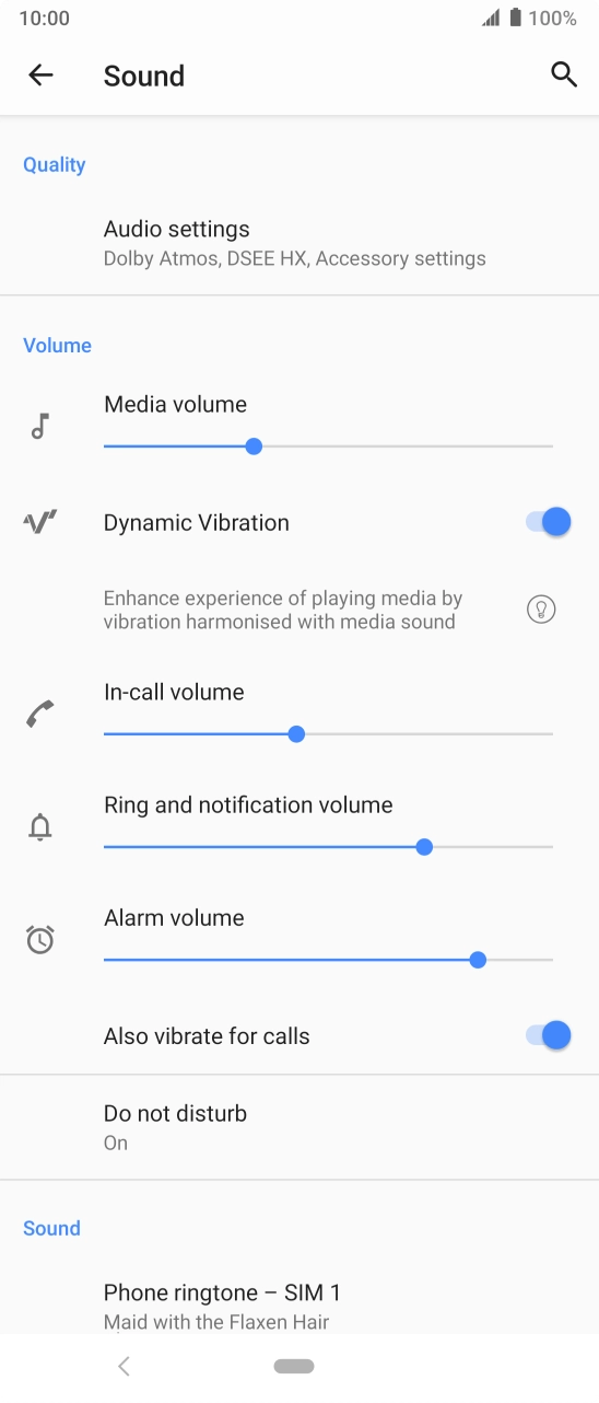Press the Home key to return to the home screen.