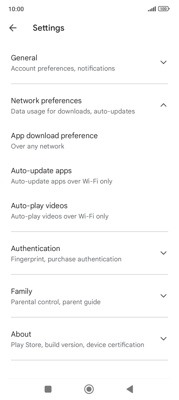 Press Auto-update apps. Press Auto-update apps.