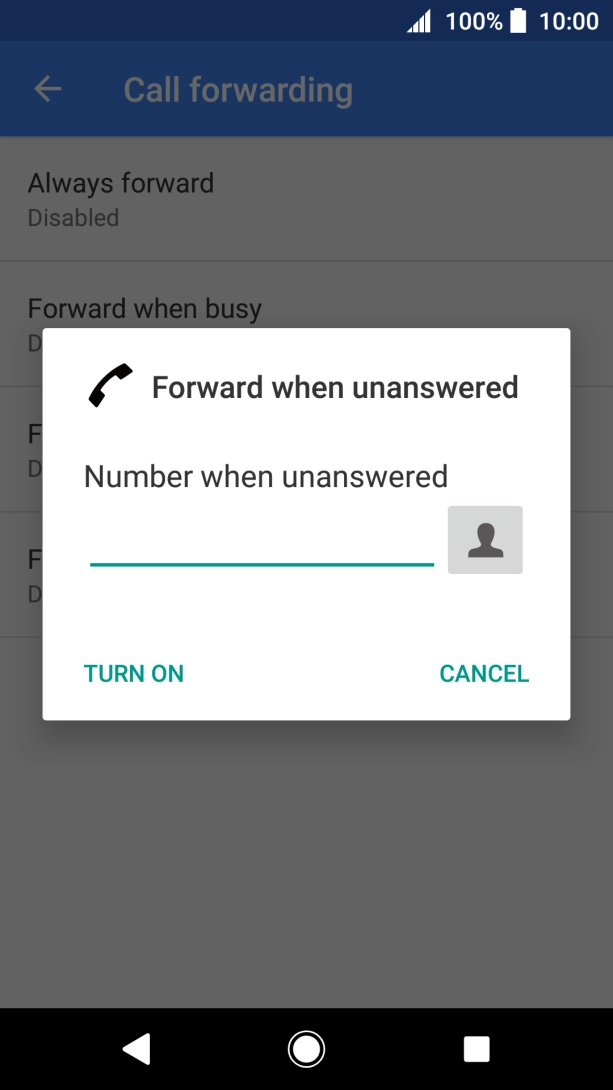 Key in 901 and press TURN ON.