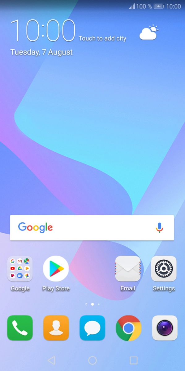 When the battery charging icon is displayed, charging is in progress.