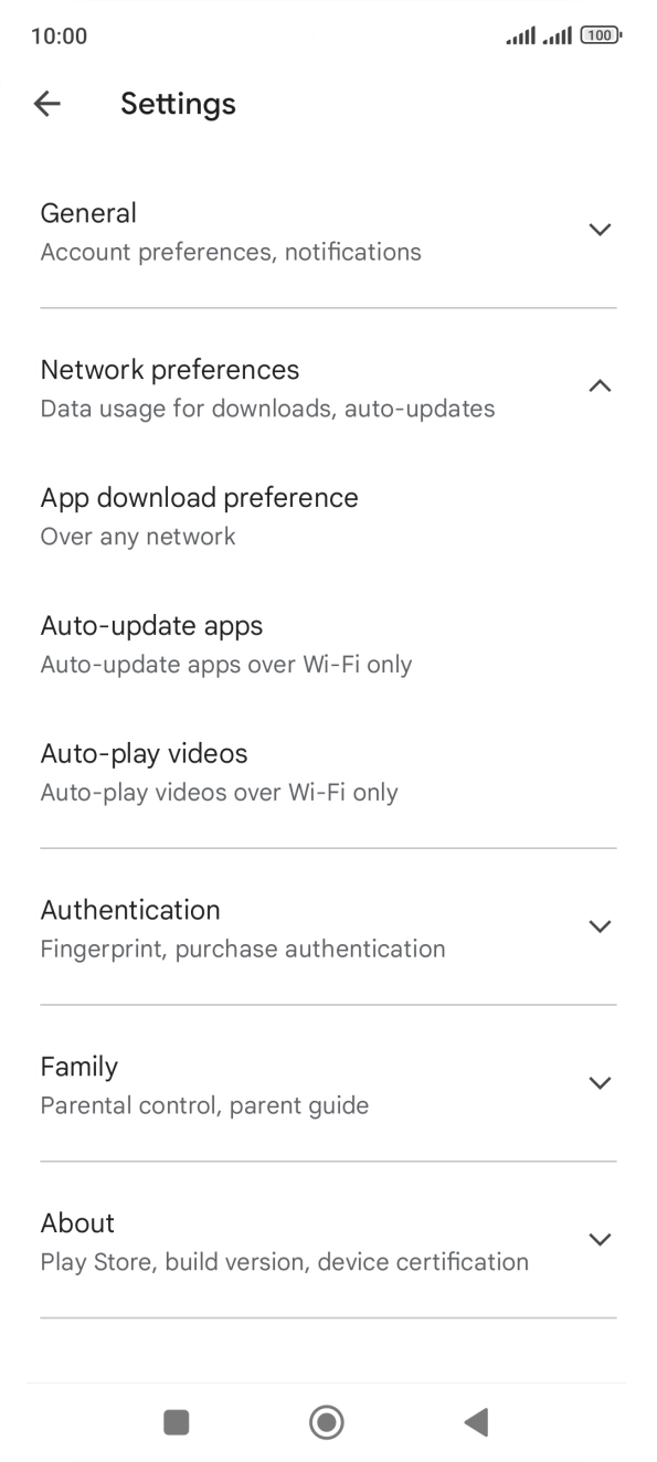 Press Auto-update apps. Press Auto-update apps.