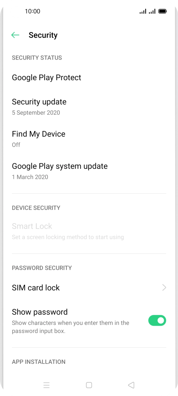 Press SIM card lock.