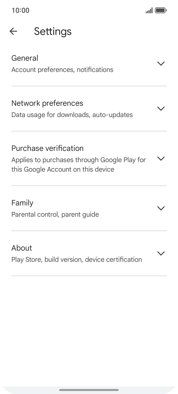 Press Network preferences.