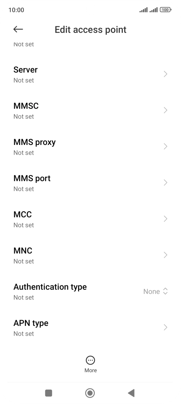 Press MMS proxy. Press MMS proxy.