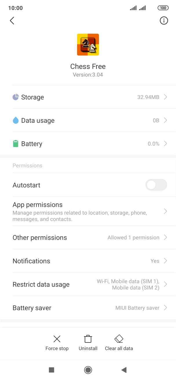 Press the Home key to return to the home screen.