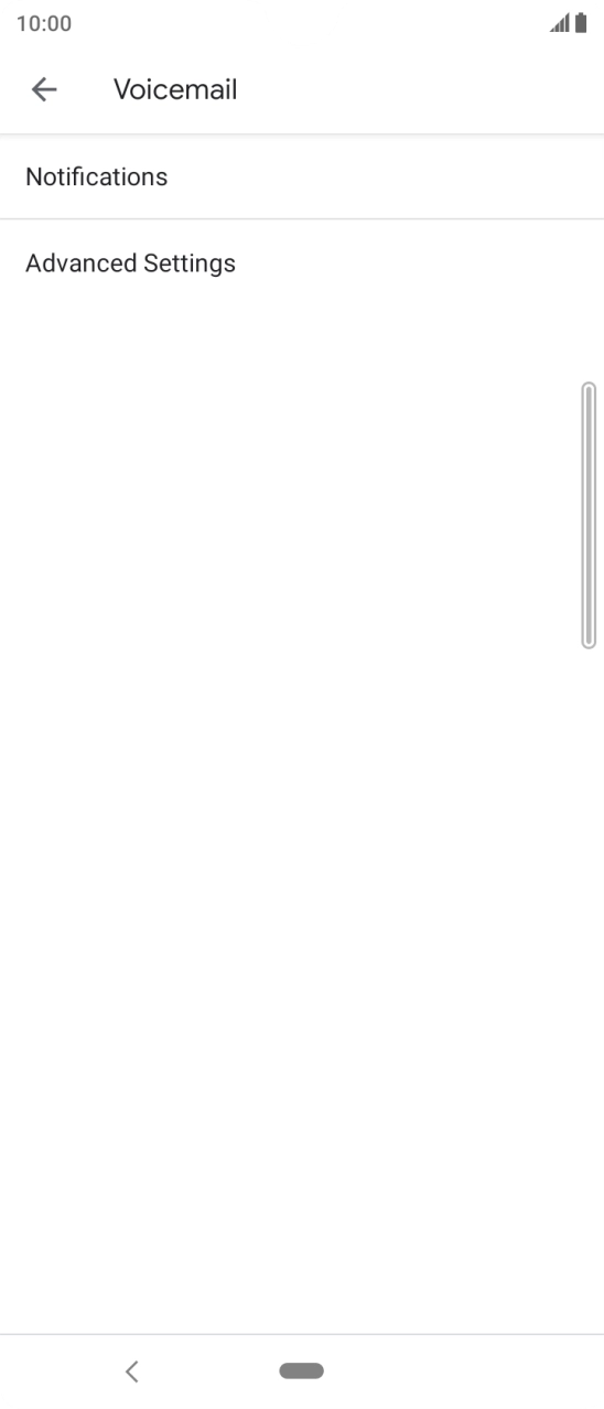 Press Advanced Settings.