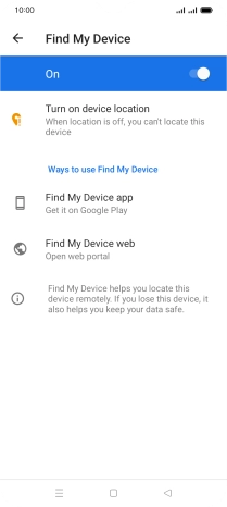 Press the Home key to return to the home screen.