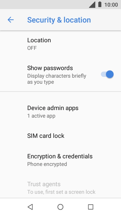 Press SIM card lock.
