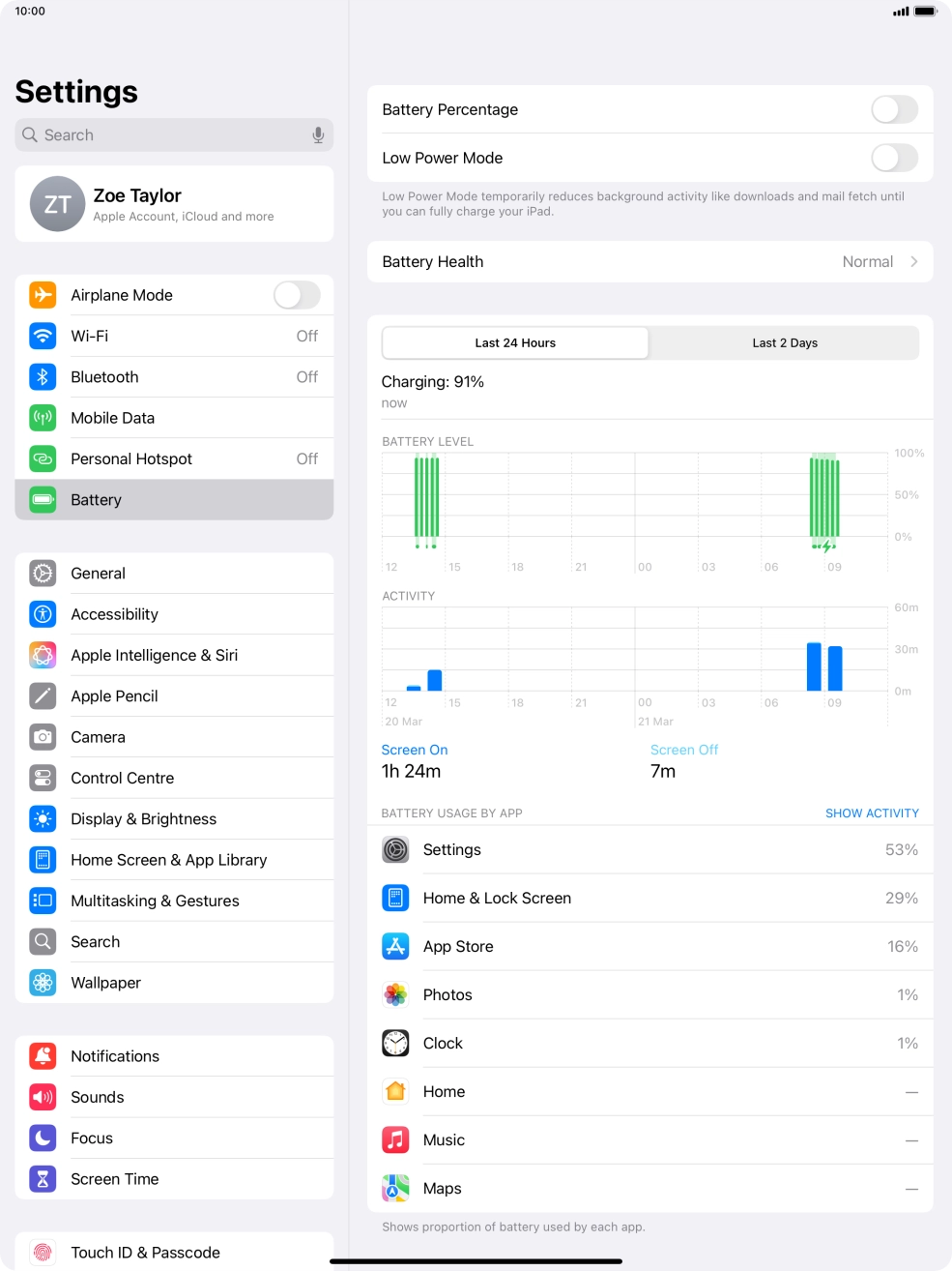 Press the indicator next to 'Low Power Mode' to turn on the function.