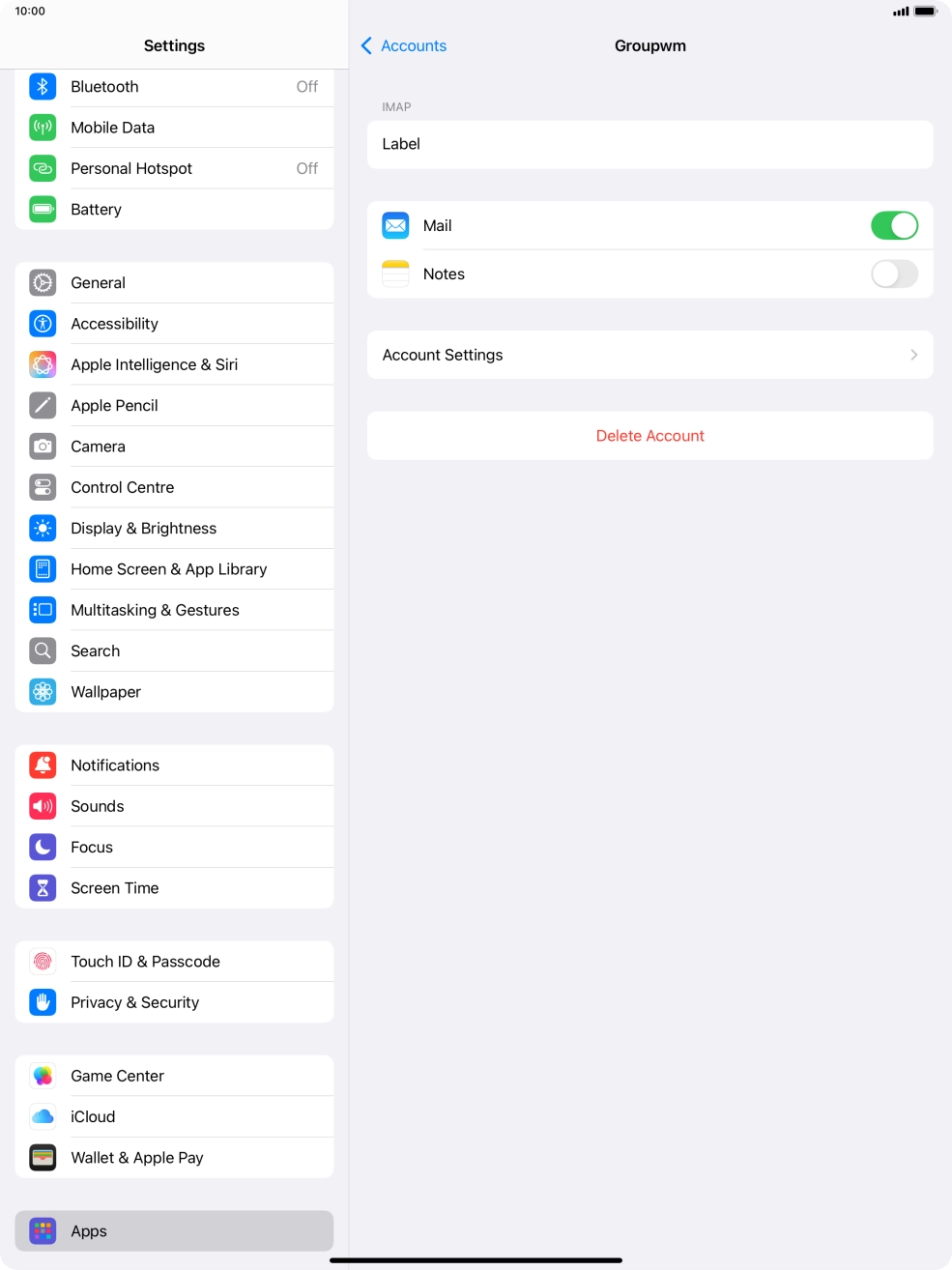 Press Account Settings. Press Account Settings.