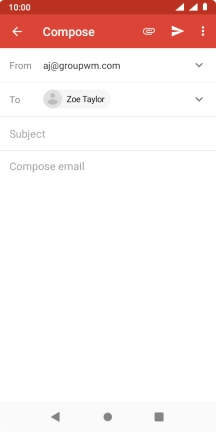 Press Subject and key in the required subject.
